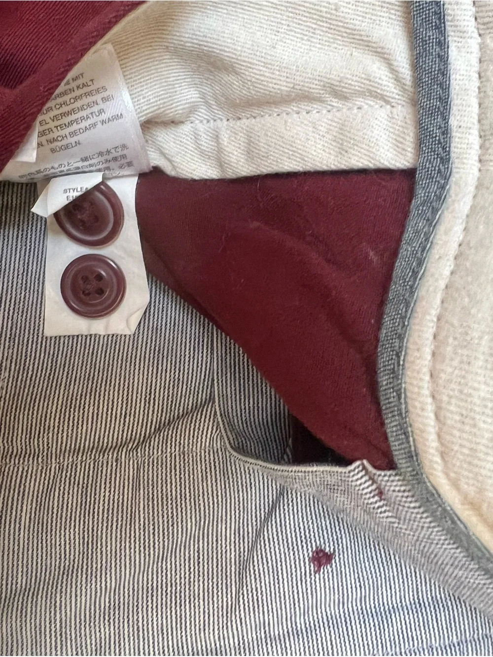 J. Crew Men's Maroon Slim Chinos